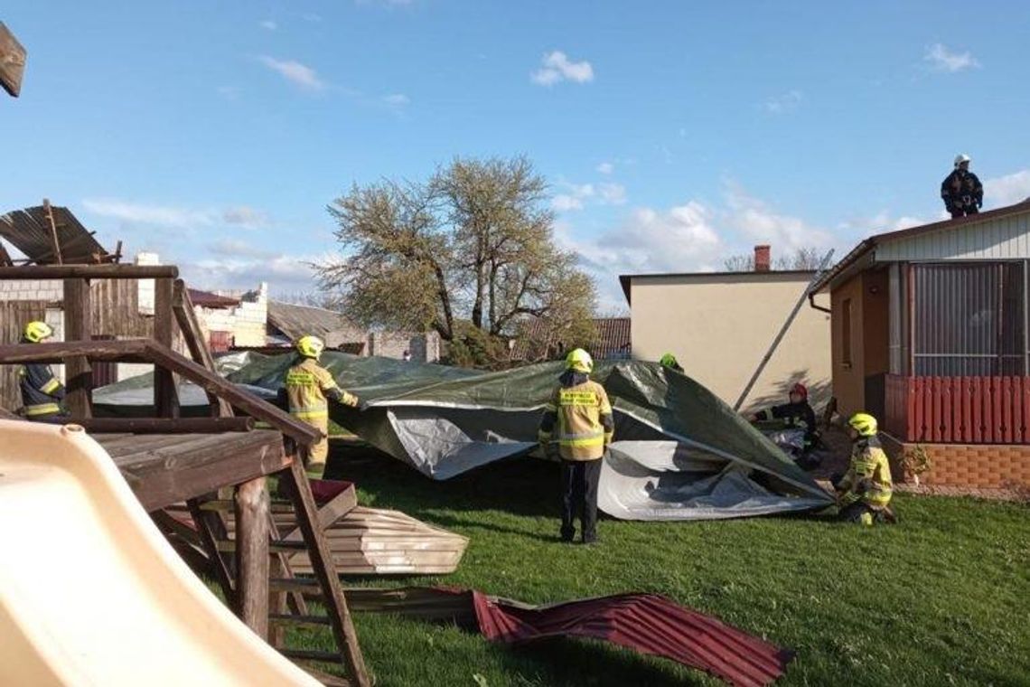 Silne burze na terenie woj. lubelskiego