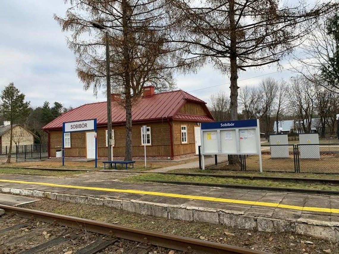 Sobibór - ruszyły prace na stacji. Sobibór - ruszyły prace na stacji.