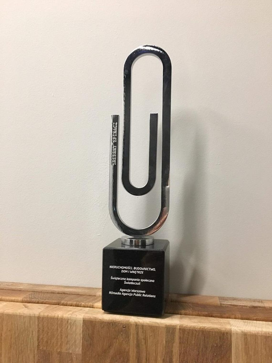 Srebrny Spinacz dla kampanii społecznej z Lublina * Srebrny Spinacz dla kampanii społecznej z Lublina *