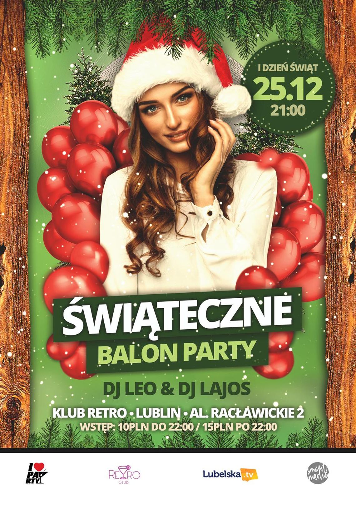 Świąteczne balon party