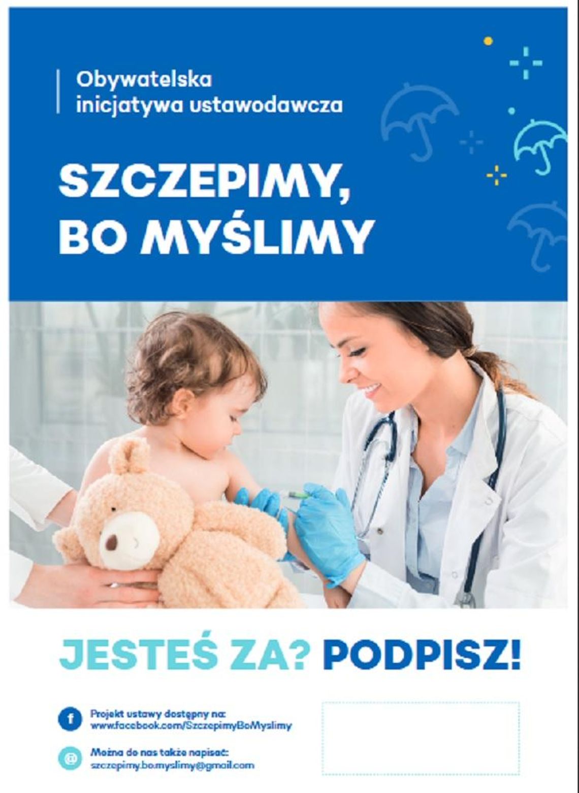 Szczepimy - bo myślimy Szczepimy - bo myślimy