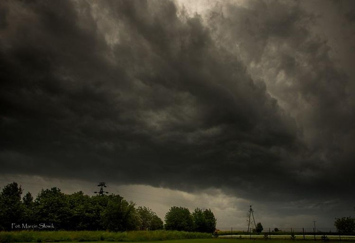Trąba powietrzna w okolicach Lublina