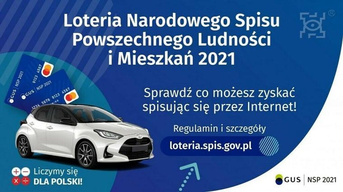 Trwa Loteria Narodowego Spisu Powszechnego Ludności i Mieszkań