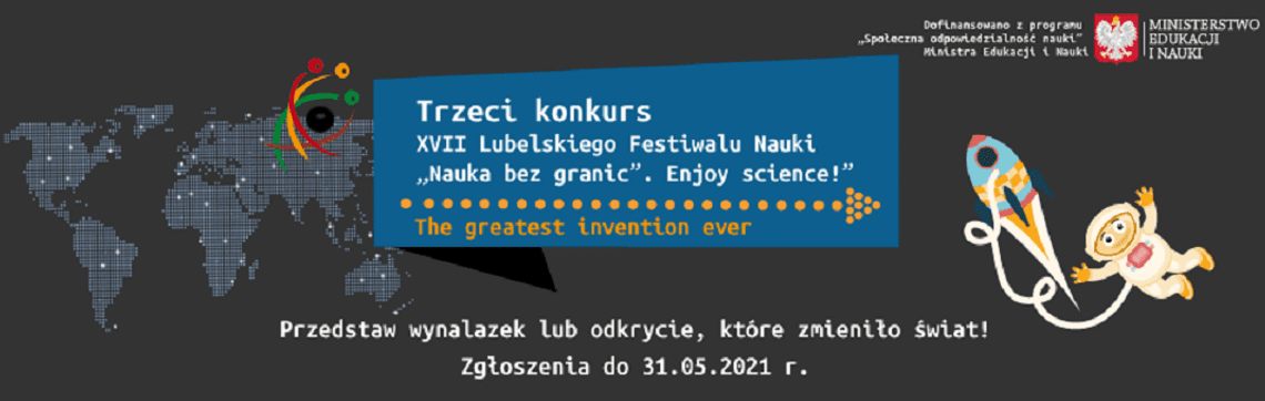 Trwa nabór do konkursu „The greatest invention ever” Trwa nabór do konkursu „The greatest invention ever”