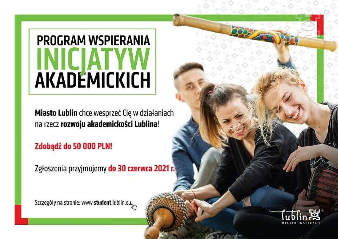 Trwa nabór do Programu Wspierania Inicjatyw Akademickich Trwa nabór do Programu Wspierania Inicjatyw Akademickich