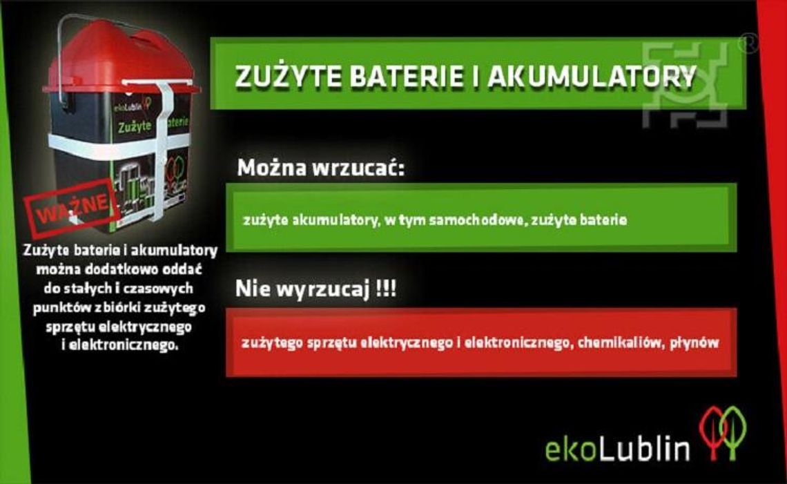 Upominki za zużyte baterie w Dzień Recyklingu Baterii