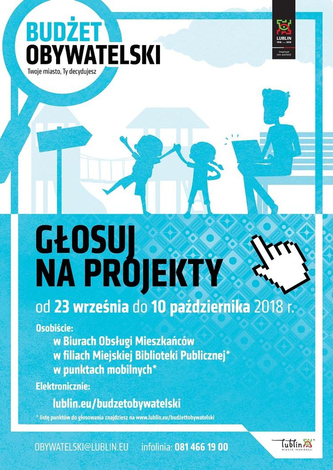 W niedzielę rusza głosowanie w lubelskim Budżecie Obywatelskim *