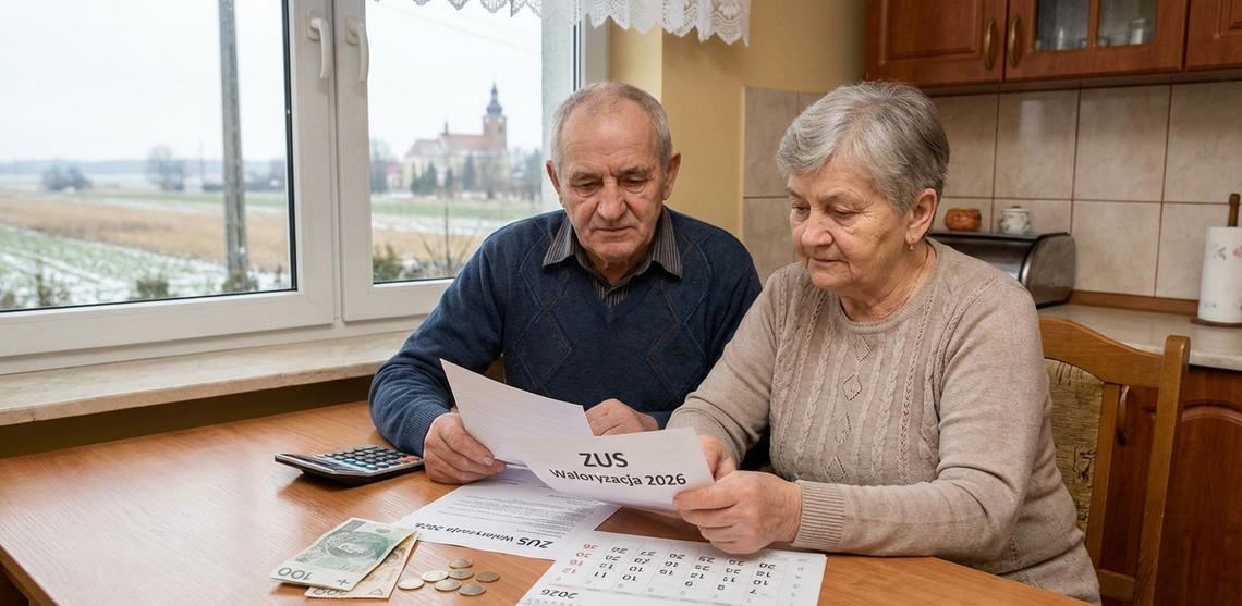 Waloryzacja 2026: Wiemy, o ile wzrosną emerytury mieszkańców regionu! Mamy wyliczenia