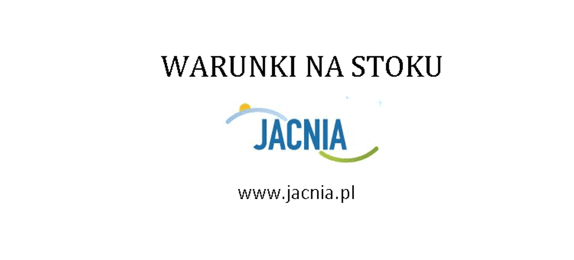 Warunki na stoku narciarskim Jacnia