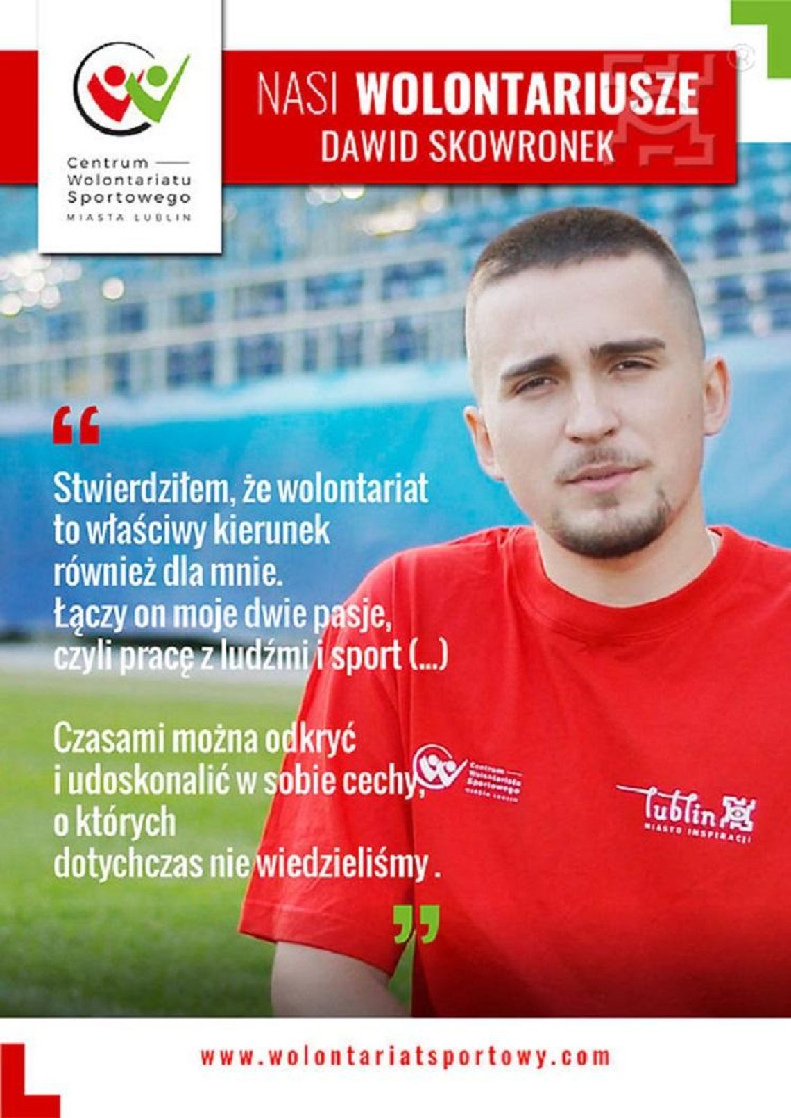 Wolontariat łączy pasje: pracę z ludźmi i sport*