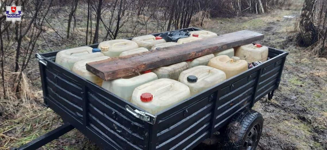 Wpadł na kradzieży oleju napędowego Wpadł na kradzieży oleju napędowego