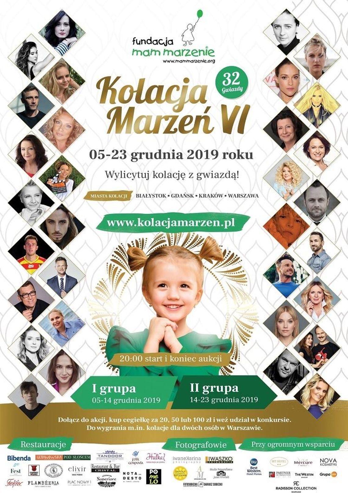 Wylicytuj kolację z ulubioną gwiazdą i spełnij marzenia chorych dzieci! *