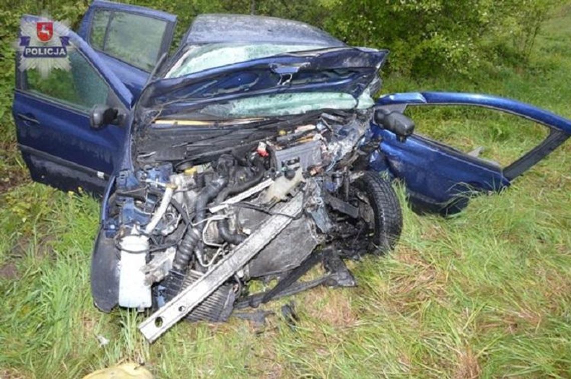 Wypadek pod Białą Podlaską. Dwa auta zderzyły się czołowo