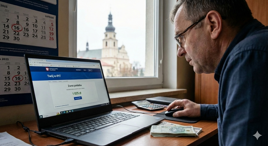 Wyścig po zwrot podatku ruszył! Mieszkańcy regionu sprawdzają e-PIT. Kiedy pieniądze trafią na Twoje konto? Wyścig po zwrot podatku ruszył! Mieszkańcy regionu sprawdzają e-PIT. Kiedy pieniądze trafią na Twoje konto?