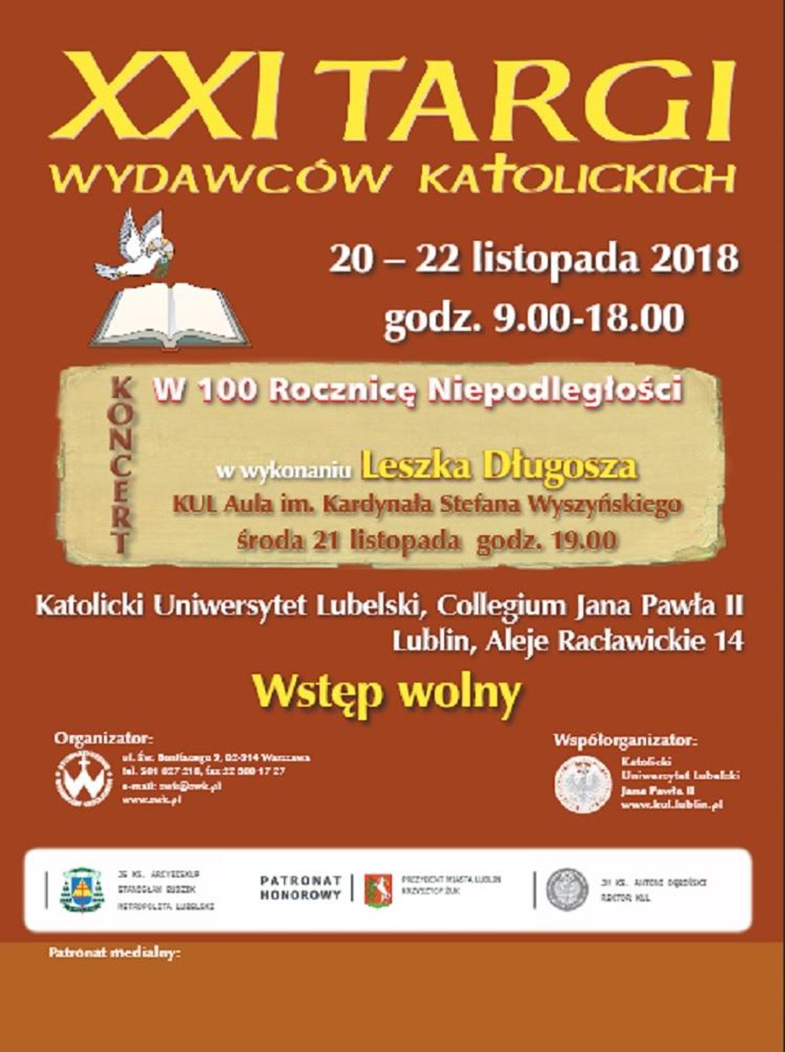 XXI TARGI WYDAWCÓW KATOLICKICH * XXI TARGI WYDAWCÓW KATOLICKICH *