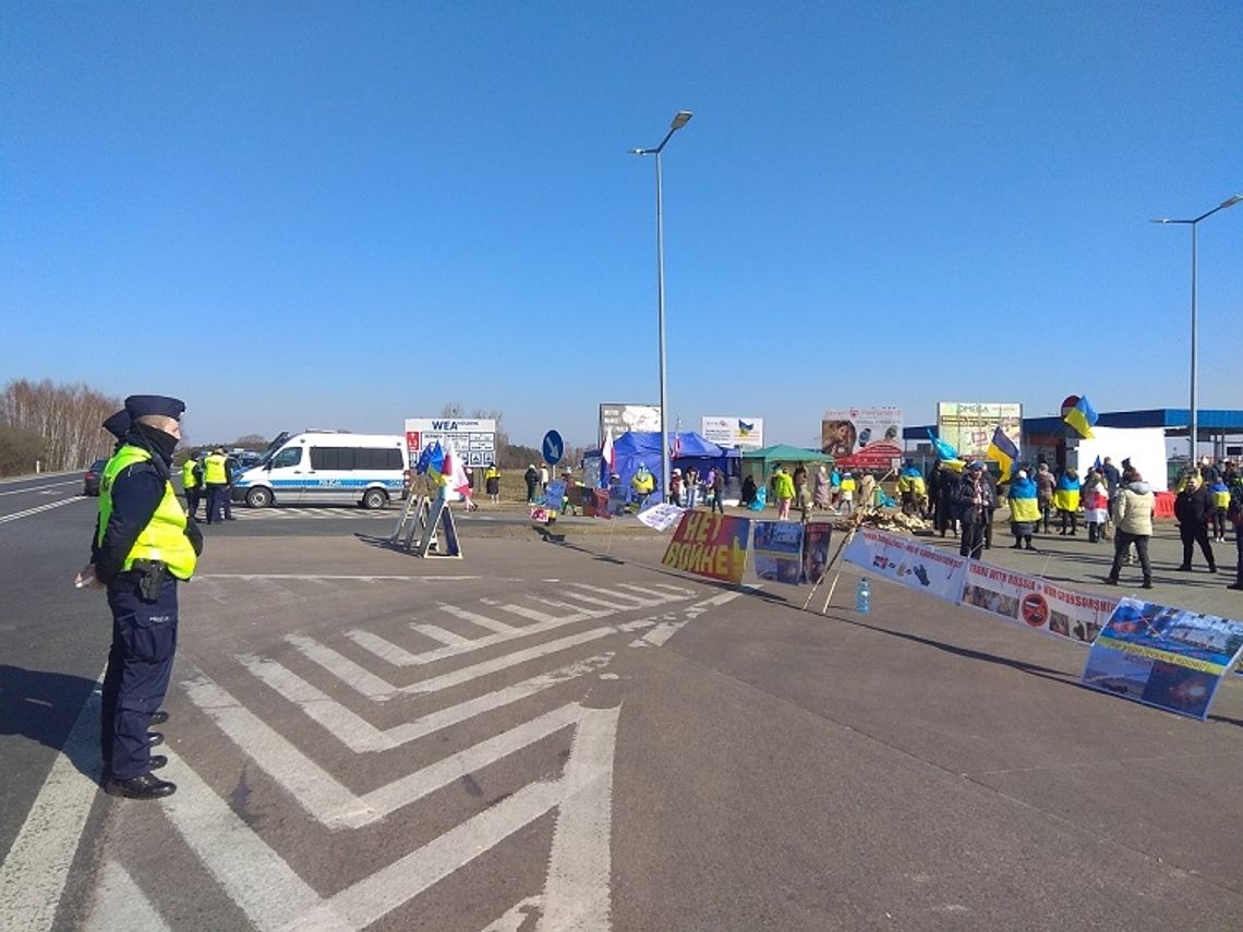Zakończył się protest w rejonie przejścia granicznego Kuryki-Kozłowicze Zakończył się protest w rejonie przejścia granicznego Kuryki-Kozłowicze