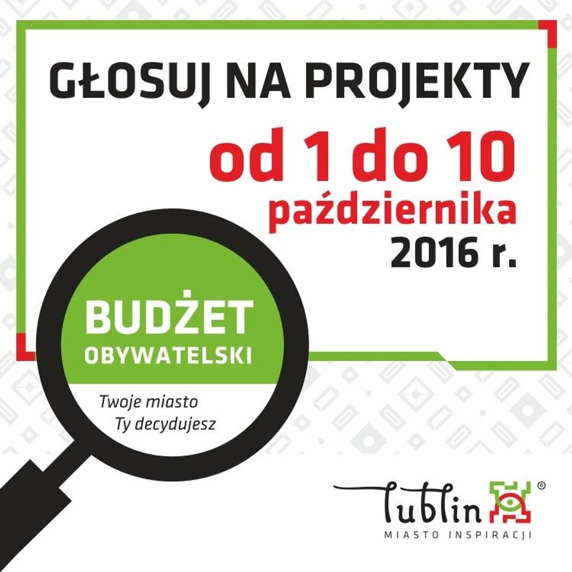 Zaplanuj Lublin - głosuj