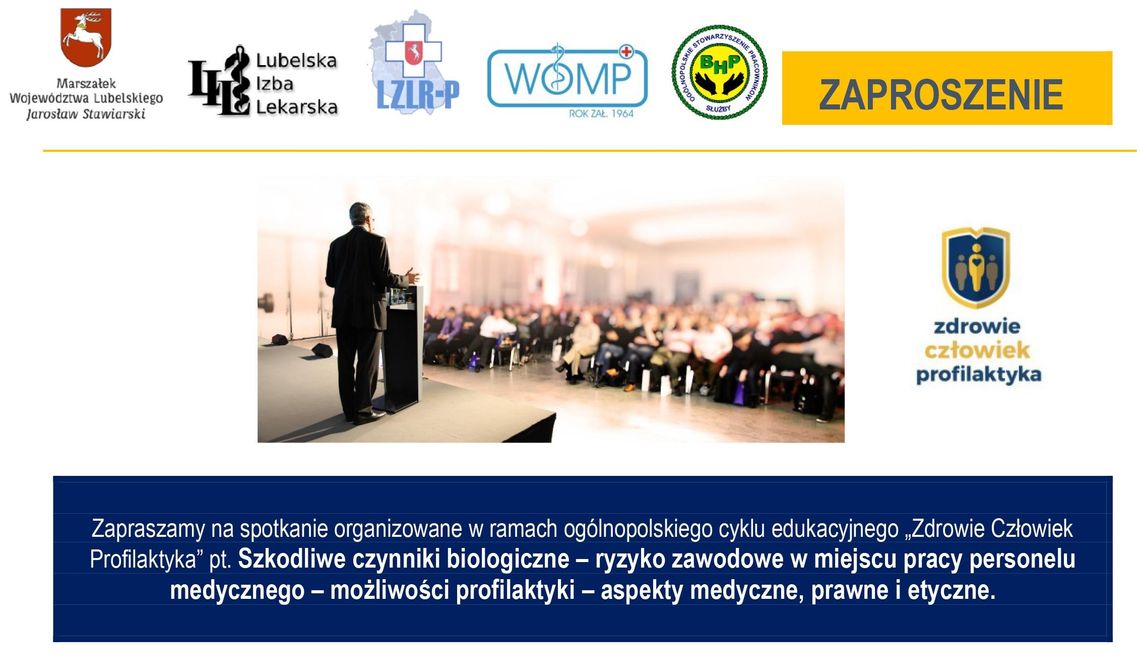 Zaproszenie na konferencję organizowaną przez fundację "Aby Żyć"
