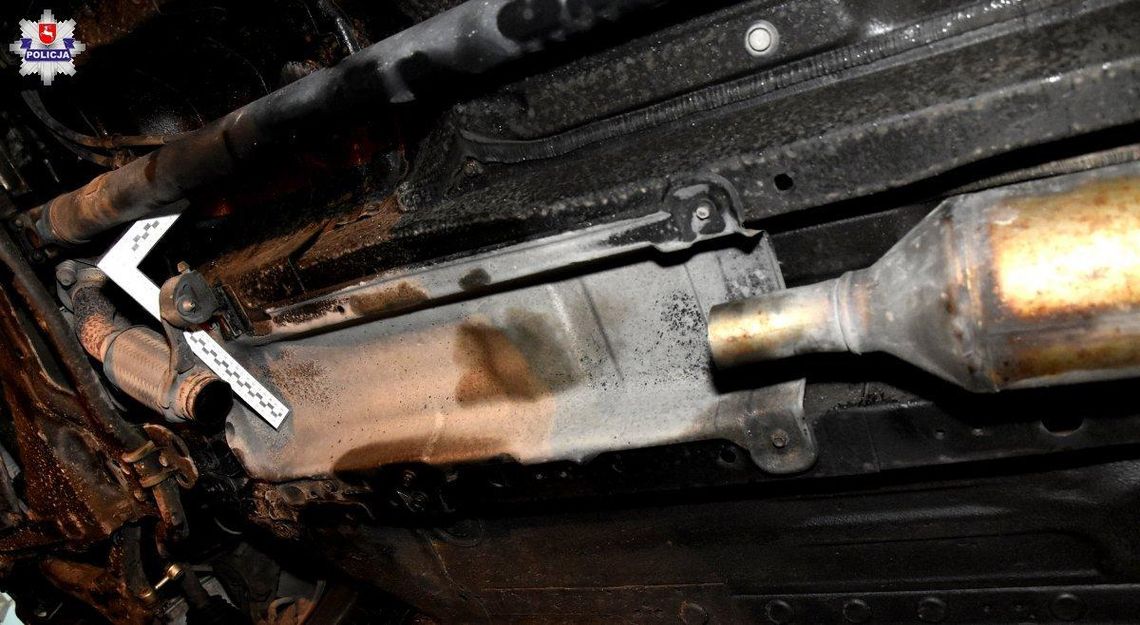 ZATRZYMANY ZA KRADZIEŻE KATALIZATORÓW ZATRZYMANY ZA KRADZIEŻE KATALIZATORÓW