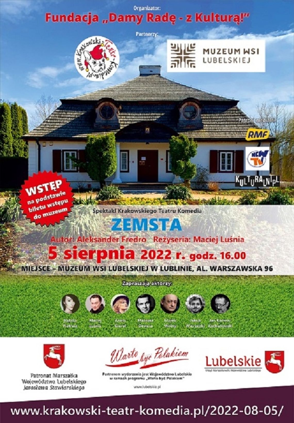 „Zemsta” – spektakl w Muzeum Wsi Lubelskiej „Zemsta” – spektakl w Muzeum Wsi Lubelskiej