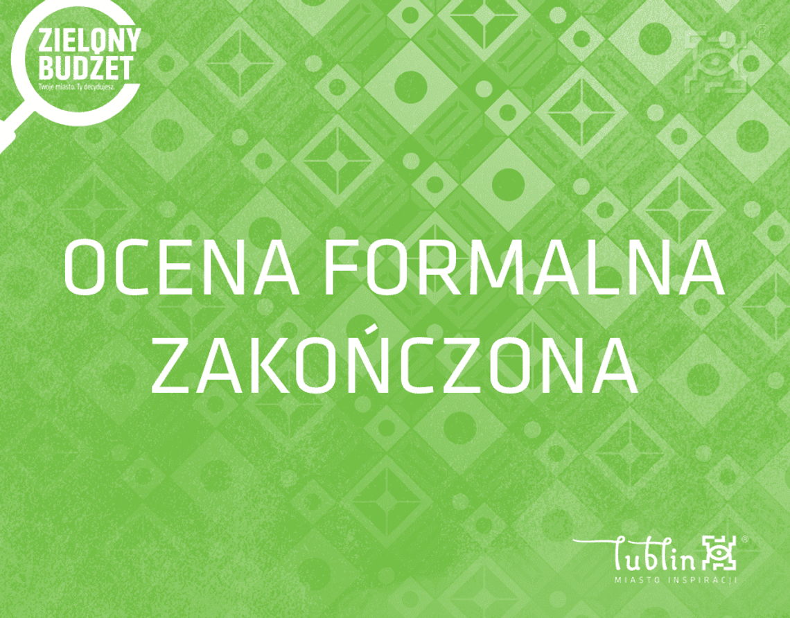 Zielony Budżet 2020 - wyniki oceny formalnej * Zielony Budżet 2020 - wyniki oceny formalnej *