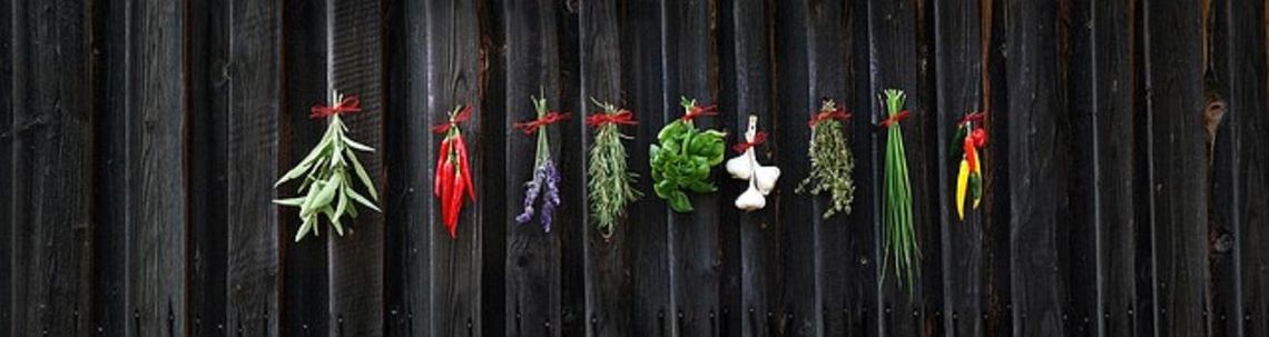 Ziołowy kącik w ogrodzie *