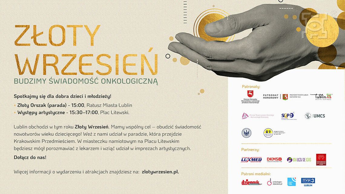 Złoty Przemarsz z myślą o dzieciach chorych na nowotwory Złoty Przemarsz z myślą o dzieciach chorych na nowotwory