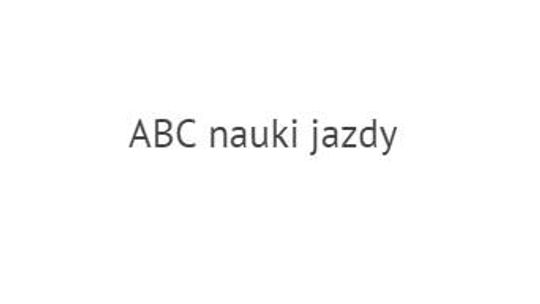 ABC Nauki Jazdy Rafał Skonieczny