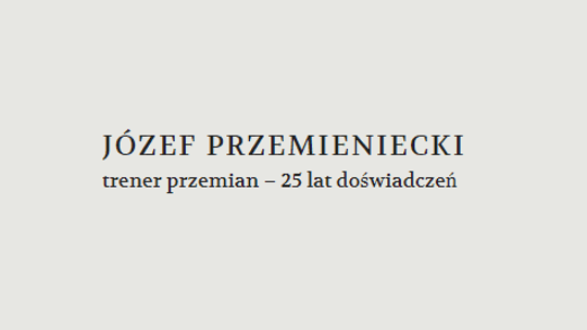 Przemiany.org - Trener Przemian