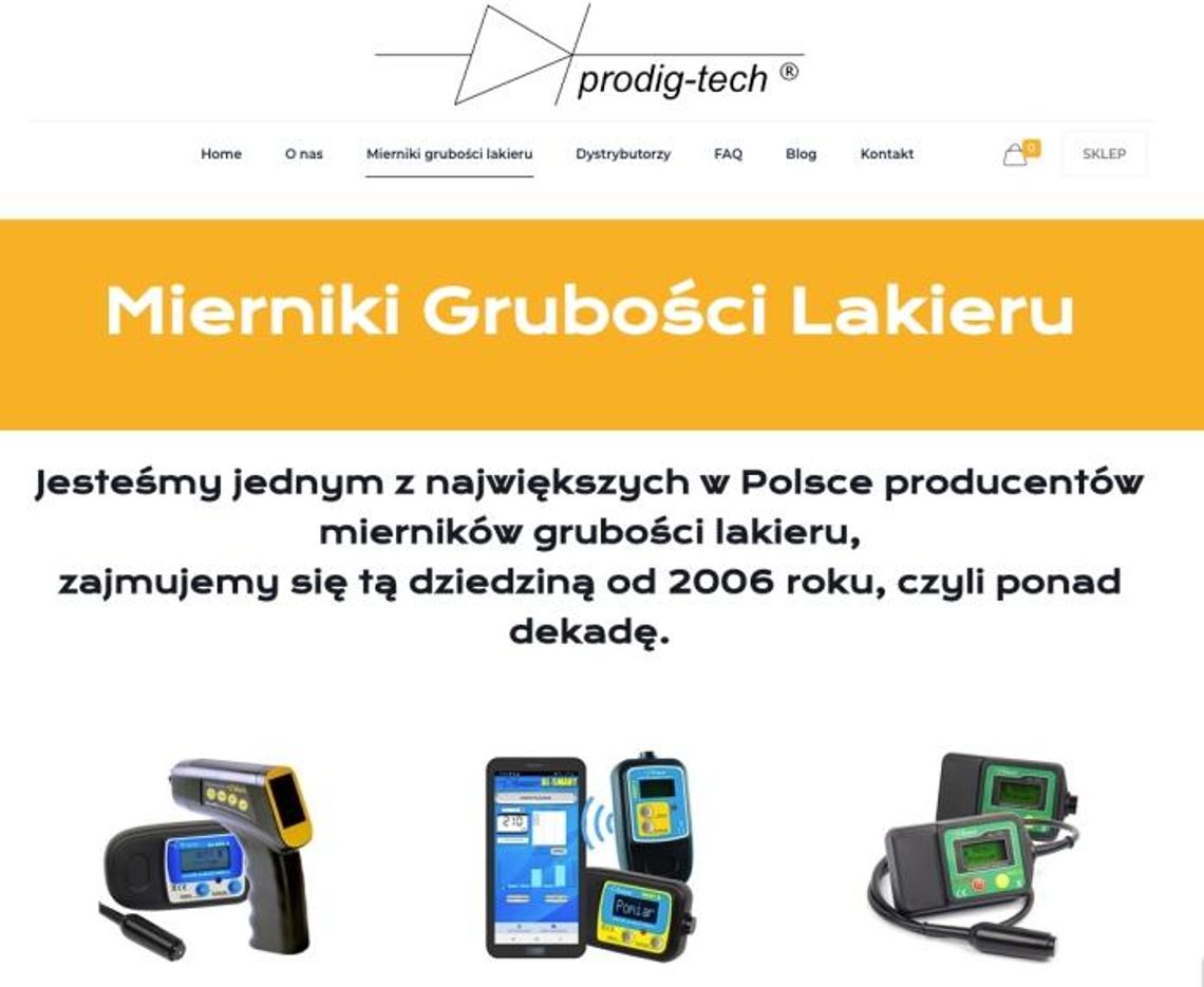 Producent | Mierniki Grubości Lakieru | Prodig-Tech